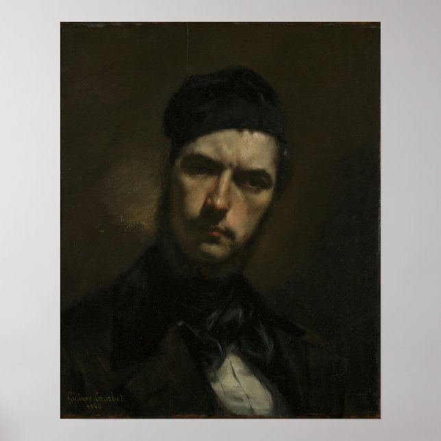 Affiche Courbet - Portrait de H. J. Van Wisselingh (Devant)