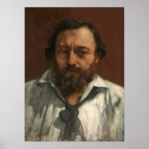 Affiche Courbet - Portrait De Pierre Dupont 1868