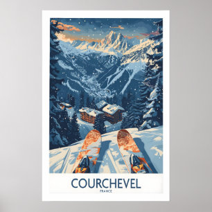 Affiche Courchevel France 1