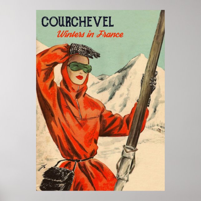 Affiche Courchevel Posh Girl (Devant)