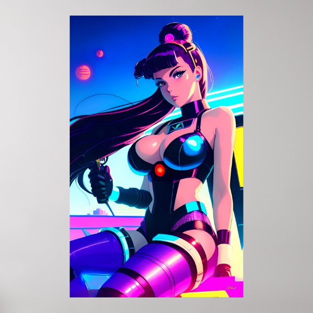 Affiche Coureur d'étoiles de boule d'acier (Devant)