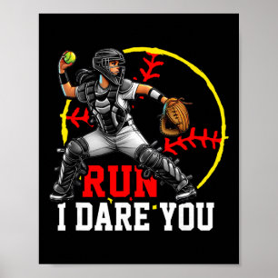 Affiche Coureur Je Vous Ose Catcher Graphique Pour Confian
