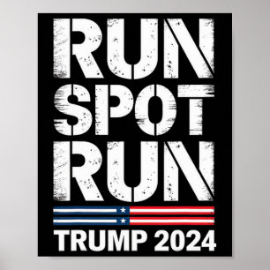 Affiche Coureur Spot Run Trump Président Trump