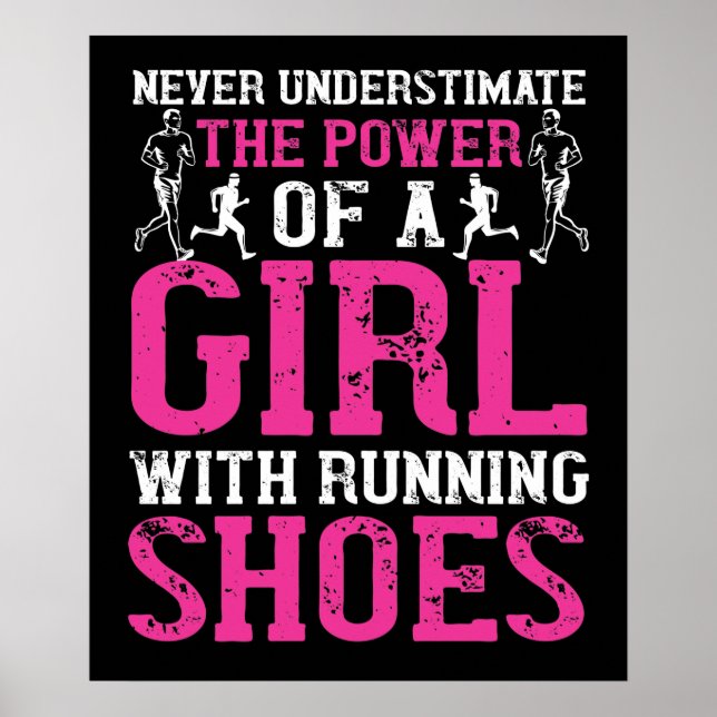 Affiche Courir - Ne jamais sous-estimer le champion (Devant)