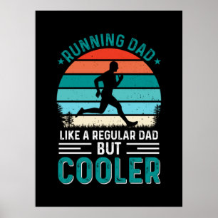 Affiche Courir papa