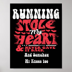 Affiche Courir Stole Mon Coeur ~ Funny Valentines Day