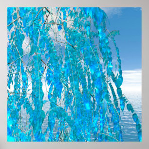 Affiche Couronne d'arbres en cristal