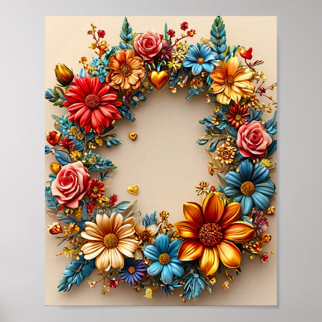 Affiche Couronne de mariage (Devant)