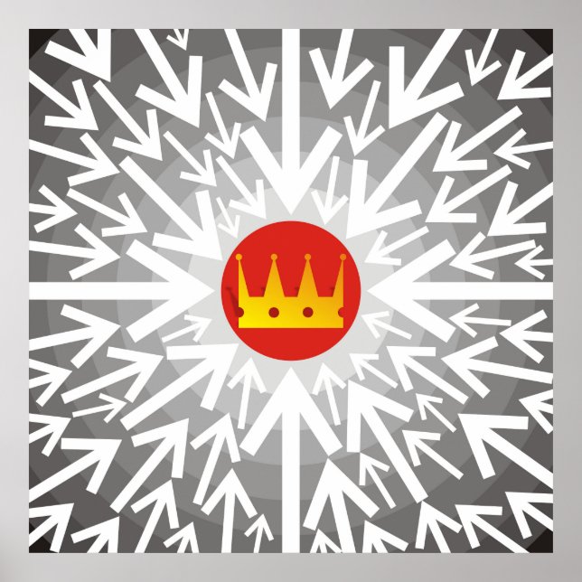 Affiche Couronne dorée (Devant)