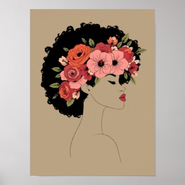 Affiche Couronne Épanouie (Devant)