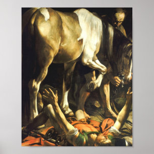 Affiche Cours De Conversion Du Caravaggio Pour Damas De Sa