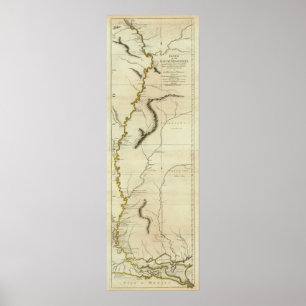 Affiche Cours De La Rivière Mississipi
