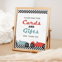 Course automobile Retro Cartes et cadeaux d'annive