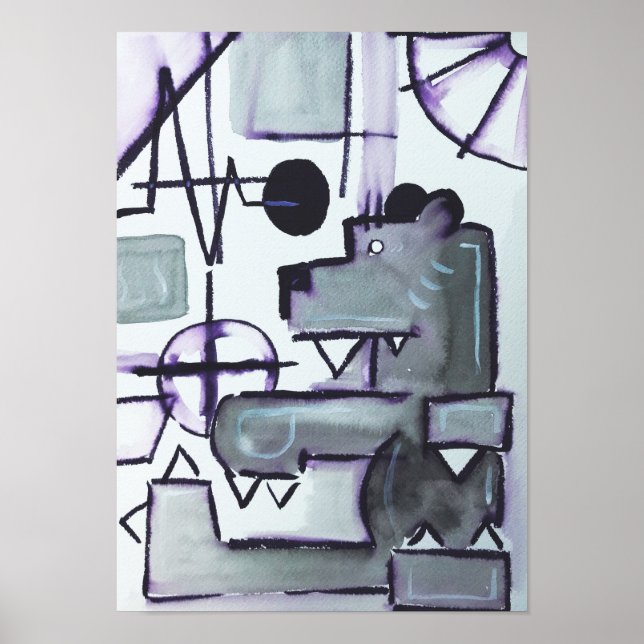 Affiche Course blanche (Devant)