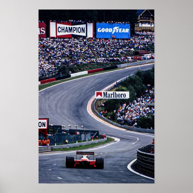 Affiche Course d'Ayrton Belgique (Devant)
