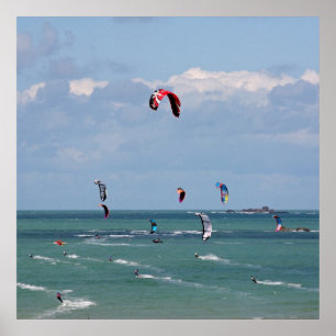 Affiche Course de Kiteboard