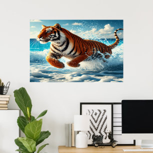 Affiche Course de l'Océan : La Majesté du Tigre du Bengale