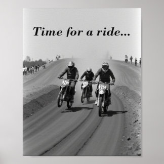 Affiche Course sur piste plate