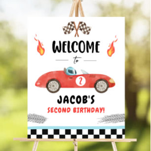 Affiche Course Voiture Deux Fast Curious Boy Welcome Poste