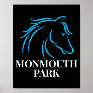 Affiche Courses de chevaux Monmouth Park Oceanrt New Jerse