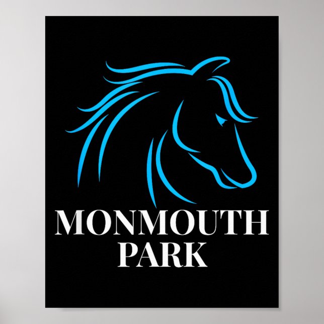 Affiche Courses de chevaux Monmouth Park Oceanrt New Jerse (Devant)