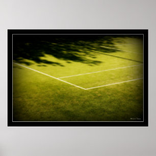 Affiche court de tennis