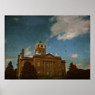 Affiche Court House Albia, Iowa