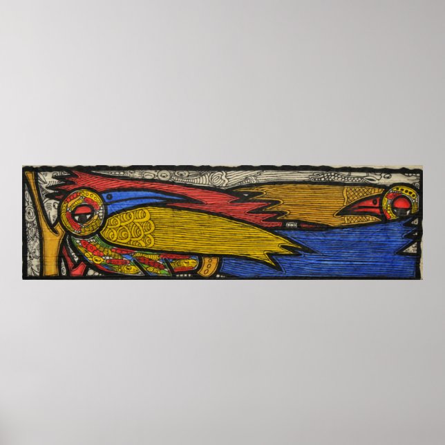 Affiche Courtiser les oiseaux (Devant)