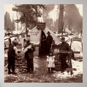 Affiche Courtney's Store - Klondike Gold Rush 1898