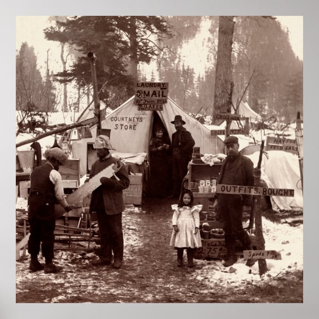 Affiche Courtney's Store - Klondike Gold Rush 1898 (Devant)