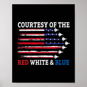 Affiche Courtoisie du bleu blanc rouge