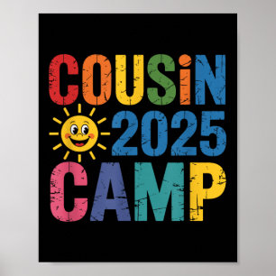 Affiche Cousin Camp 2025 Chemise - Colorful Family Reunion