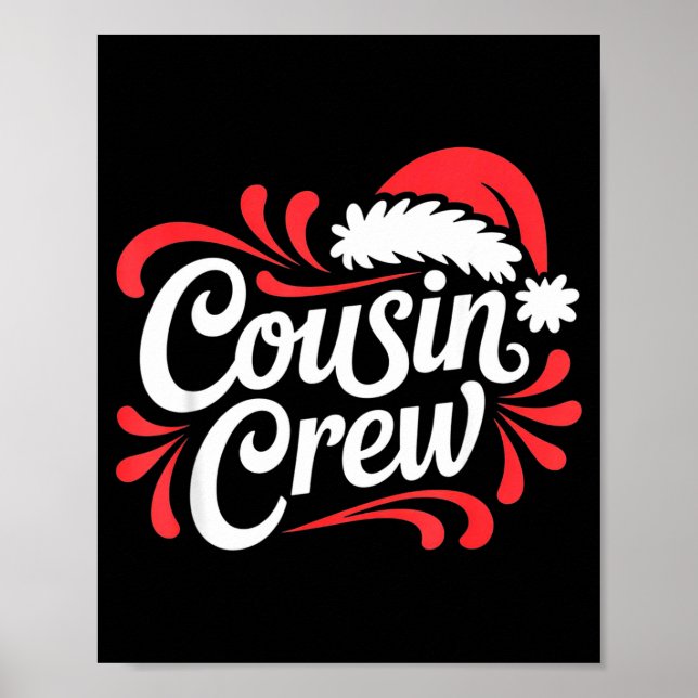 Affiche Cousin Crew Christmas Xmas Lights Family Matching  (Devant)