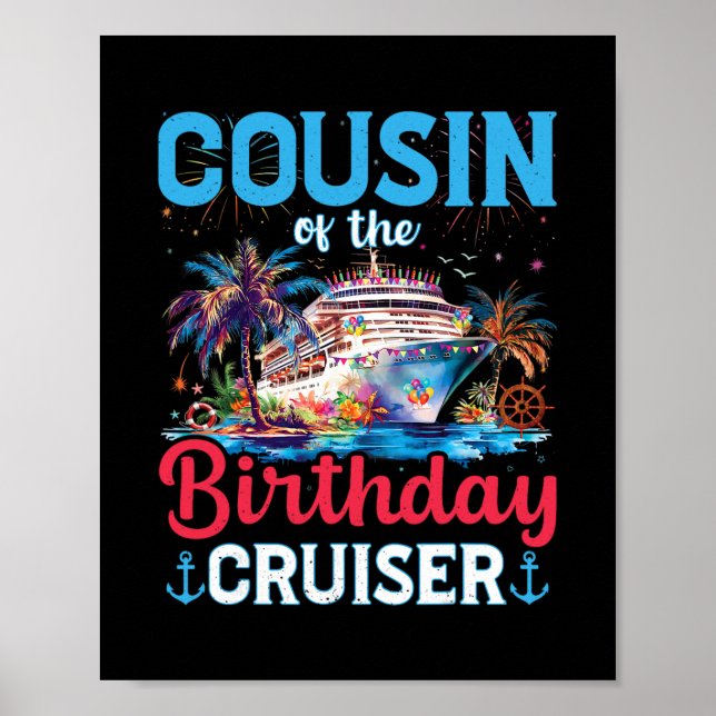 Affiche Cousin du croiseur d'anniversaire Drôle de croisiè (Devant)