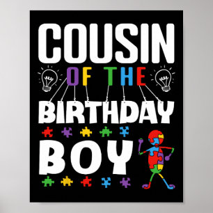 Affiche Cousin du garçon qui fête son anniversaire Puzzle