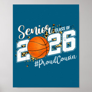 Affiche Cousin Fier 2026 Illustration Basketball Senior