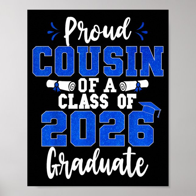 Affiche Cousin fier d'un membre de la promotion 2026 de fi (Devant)