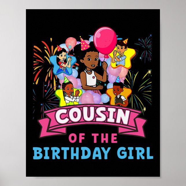 Affiche Cousin Gracie's Corner Anniversaire Poupées mignon (Devant)