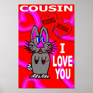 Affiche Cousin Je T'Aime