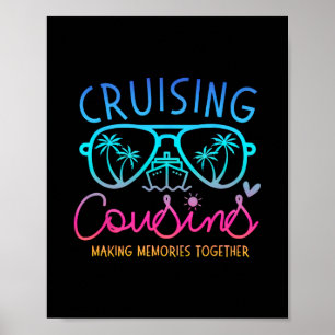 Affiche Cousins en croisière créant des souvenirs ensemble