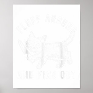 Affiche Couteau De Chat Fluff Autour Et Découvrez _1