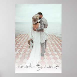Affiche Coutume Romantique Photo Se souvenir de ce moment