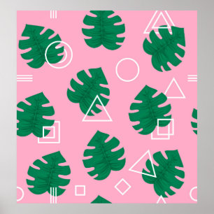 Affiche couture de géométrie hipster de style moderne Abst