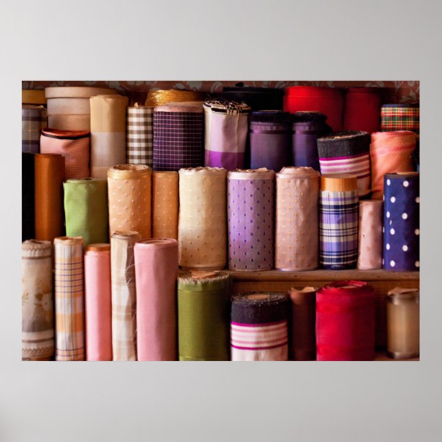 Affiche Couture - Tissu (Devant)