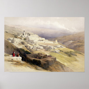 Affiche Couvent de la Terra Père Noël, Nazareth