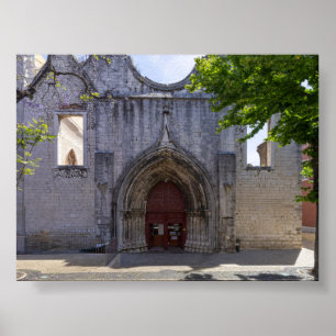 Affiche Couvent du Carmo à Lisbonne