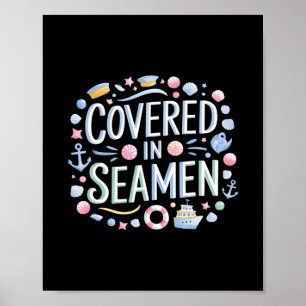 Affiche Couvert de marins drôle sarcasme femmes maman sy j