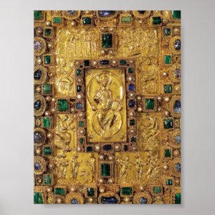 Affiche Couverture bijouterie - Codex Aureus de St. Emmera