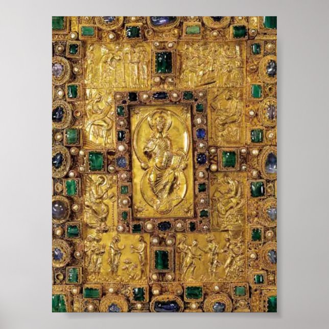 Affiche Couverture bijouterie - Codex Aureus de St. Emmera (Devant)