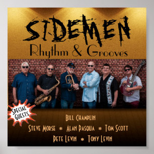 Affiche Couverture C.D. Sidemen Rhythm & Grooves